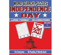 Independence Day - Word Search Puzzles: Screen-Free Puzzles for Mental Fitness, Relaxation and Fun (Word Search Celebrations)