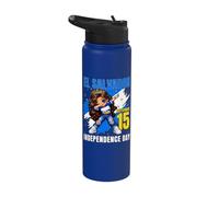 Independencia de El Salvador 15 de septiembre Niñas salvadoreñas Stainless Steel Insulated Water Bottle