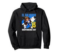 Independencia de El Salvador 15 de septiembre Niñas salvadoreñas Sudadera con Capucha