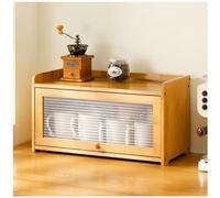 Independent - Estante de almacenamiento de cocina natural, 42 x 28 cm, organizador de despensa para cuencos de especias y platos, gabinete de cocina duradero para una organización eficiente