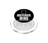 Independent Mind Tipografía Minimalista Declaración PopSockets PopGrip para MagSafe