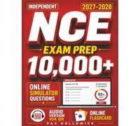Independent NCE Exam Prep 2027-2028: Study Guide for National Counselor Examination with Practice Questions to Prep the Exam in 2 Weeks