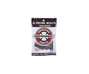INDEPENDENT Tornillos Cross Bolts Phillips Black 1.1/4