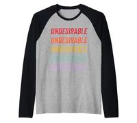 Indeseable Camiseta Manga Raglan