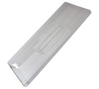 Indesit BAAN134SUK BAAN134UK BAAN134 X UK solapa delantera de plástico para cajón de congelador (430 x 155 mm)