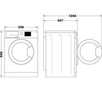 Indesit c yd 102d ww it secadora independiente carga frontal 10 kg bla