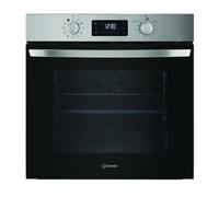 INDESIT IO278PX Horno 60CM 71LT Multi11 Pirolítico/Hidrolítico Inox CL.A