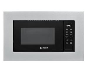 Indesit MWI 120 GX.1 - Microondas empotrable con grill de 20 l. Potencia máxima microondas 800 W, potencia Grill 1000 W. Seguridad para niños, Push and Go, Auto Cook, EasyCleaning 39 x 59,4 x 34,9 cm