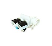 Indesit Válvula de entrada de agua para lavadora C00110333 - Válvula de metal plateado para instalación y reparación de lavadoras - 1 paquete