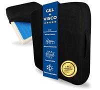 INDESMED Cojín Antiescaras de Gel y Viscoelástica Premium 40x40x8 cm - Prevención y Alivio de Úlceras por Presión | Ergonómico, Ortopédico, para Silla de Ruedas, Oficina y Coche | Funda Antideslizante