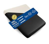 INDESMED Cojín Antiescaras Espuma Viscoelástica Baja Densidad, Transpirable, Antideslizante, Ergonómico para Silla de Ruedas, Oficina | Cojín postural - Funda Lavable | Fabricado en España-40x40x4cm