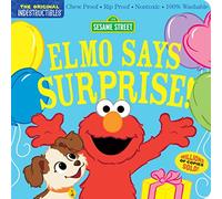 Indestructibles Sesame Street: Elmo Says Surprise! – Libro para bebés, 100% lavable