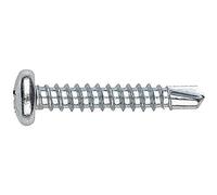 INDEX A PERFECT FIXING ABR3509 - Tornillo punta broca DIN 7504-N cabeza alomada phillips zincado 3,5 x 9,5