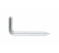 INDEX A PERFECT FIXING ALRE25020 [AL-RE] Alcayata redonda, de Acero Cincado, Medida ø2,5 x 20 x 12 mm, Caja de 500 unidades