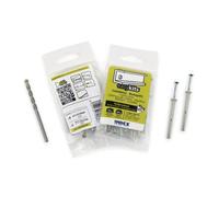 INDEX A PERFECT FIXING EKMULCAN Kit fijación-EASYKIT, Gris, Set de 8 Piezas