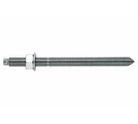 INDEX A PERFECT FIXING EQAC16190 - Esparrago para anclaje quimico con tuerca y arandela bicromatado M-16 x 190