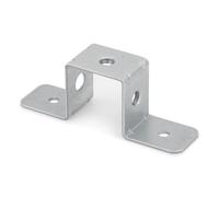 INDEX A PERFECT FIXING - OMEM06 [OME] Anclaje universal omega para falsos techos, 2 roscas M6, Acero con recubrimiento Atlantis C2, Caja de 100 unidades