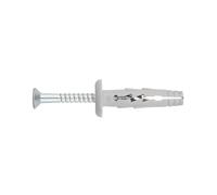 INDEX A PERFECT FIXING - TCSP06040 [TC-SP] Taco clavable de alta expansión con cabeza ancha y tornillo de cabeza avellanada, Medida 6 x 40 mm, Caja 100 unidades