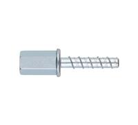 INDEX A PERFECT FIXING - TFF06035 [TFF] Anclaje para fijación directa en hormigón con cabeza rosca hembra, Acero zincado, Homologado, Medida Ø6 x 35 (M8-M10) mm, Caja de 50 unidades