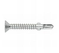 INDEX A PERFECT FIXING Tornillo autotaladrante con broca de dos alas, cabeza avellanada y huella Tx. Cincado - MEDIDA: 4,8 x 45 - Unid: 500