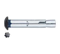 Index ACHINN08C - Anclaje chapa inviolable zincado negro M6x45 broca 8