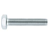 INDEX BZ3Z06020 Tornillo Rosca Métrica con Cabeza Hexagonal, Gris Plateado, M6 x 20, Set de 6 Piezas