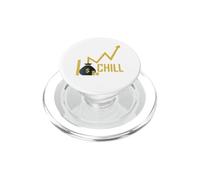 Index & Chill Operando en Bolsa con Bitcoin Crypto Investor PopSockets PopGrip para MagSafe