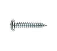 Index Fixing Systems BZT8142032 Tornillo Rosca Chapa con Cabeza Alomada y Huella Ph, Galvanizado, 4.2 x 32 mm, Set de 10 Piezas