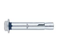 INDEX Fixing Systems CH-TO - Pack de 50 anclajes antigiro para cargas altas (recubrimiento cincado, tornillo hexagonal 6,8 mm, M10 x 100 mm, diámetro de 14 mm)