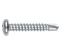 INDEX Fixing Systems DIN-7504-N HP Z - Pack de 125 tornillos autotaladrantes de cabeza alomada y huella Phillips (cincados, 4,2 x 25 mm)
