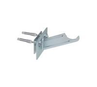 INDEX Fixing Systems RA-RO - Pack de 2 soportes de radiador de aluminio, atornillables (cincados, 100 mm)