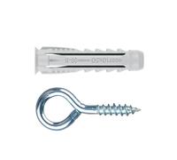 Index Fixing Systems TN4S AL-HC Taco de Cuatro Segmentos con Hembrilla Cerrada, 5 x 25 mm, 19 x 70 mm, 4.4 x 50 mm, Set de 6 Piezas