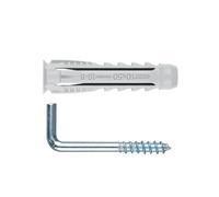 Index Fixing Systems TN4S AL-RO Taco de Cuatro Segmentos con Hembrilla Roscada, 5 x 25 mm, 18 x 50 mm, 4,1 x 37 mm, Set de 6 Piezas