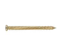 Index HP75092 - Tornillo hormigon cabeza plana rosca hi-lo punta diamante torx-30 bicromatado 7,5 x 092