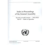 Index to Proceedings of the General Assembly 2022/2023: Part II - Index to Speeches