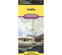 India 1:3.200.000 (National Geographic Adventure Travel Map)