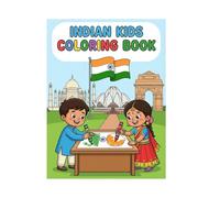 India Adventures Coloring Book: Cute Coloring Pages Inspired by Indian Culture, Traditions & Daily Life for Kids