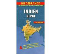 India and Nepal (Hildebrand's Travel Map S.)