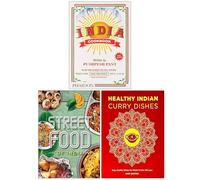 India Cookbook [Hardcover], Fresh & Easy Indian Street Food, Fresh & Easy Indian Vegetarian Cookbook 3 Books Collection Set