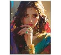 India Diamond Painting Belleza Diamond Painting adultos 50x70cm ,Pintar Por Numeros Adultos Manualidades ,Bordado Kit Completo Cuadro Diamantes ,Dibujos Con Diamantes Art ,Decoracin del Hogar C-Q275