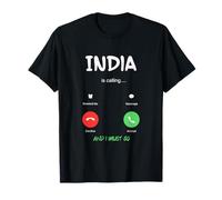 India está Llamando y Debo IR a Texas de Viaje Camiseta