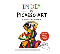 India in Picasso Art Coloring Book: 20 Bold & Beautiful Coloring Designs Inspired by Indian Culture