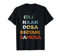 India India Comida Cultura Naan Dosa Biryani Divertido Desi Humor Camiseta gráfica económica