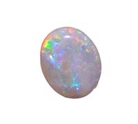 INDIA MADE 11.00 Ratti Opal Stone Certified Natural Fire Aa++ Calidad Ovalada Blanca Astrológica Ópalo Australiano Piedra Preciosa Suelta-B0BSTWLV6D