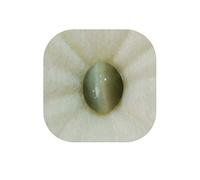 INDIA MADE 3.25 Ratti - Piedra natural de ojos de gato sin calefacción certificada por Ratti, Lehsunia Ketu, piedra preciosa suelta certificada para mujeres y hombres por Lab-Certified-B0C5QB13CB