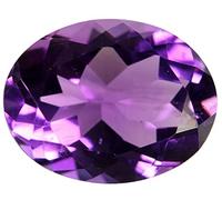 INDIA MADE 3 a 12.50 Ratti Amethyst Original Stone Amethyst Oval Jamuniya Stone Certified-B0C13CWG9H