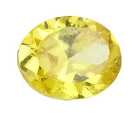 INDIA MADE 4.25 Ratti - Piedra de circonita cúbica amarilla certificada natural probada en laboratorio, la misma que se muestra en la imagen-B0C4HH6DB8