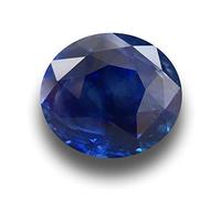 INDIA MADE 5.00 Ratti Natural Best Quailty Blue Sapphire (Neelam/Nilam) Stone Lab-Certified Cylone Quality Earth Mind Natural Loose Gemstone for Men & Women-B0CG5M5W9Z