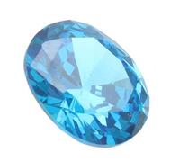 INDIA MADE 7.50 Ratti/topacio azul certificado natural/piedra cúbica azul con excelente forma de corte-B0BMFLK8QV