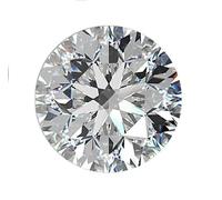 INDIA MADE 8.00 Ratti Hermosa forma redonda original certificada natural circonita blanca cúbica/diamante blanco americano piedra suelta para hombres y mujeres--B0CRRL4BC5